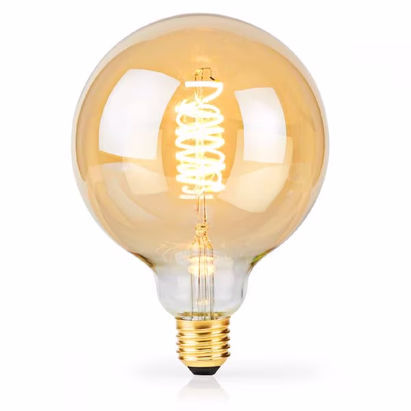 Nedis Dimbar LED-lampa Extra varmvit E27, G125, 3.8W, 250lm, 2100K