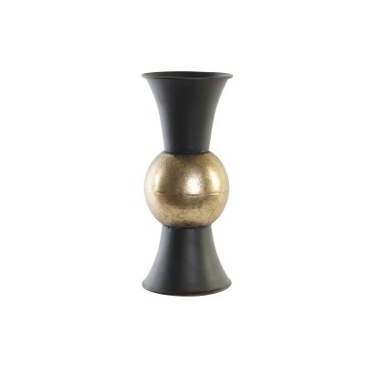 Vas DKD Home Decor Svart Metall Koppar Vintage (14 x 14 x 32 cm)