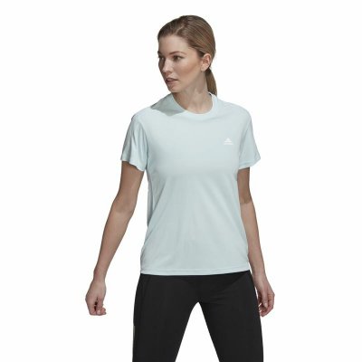 T-shirt med kortärm Dam Adidas Run It (Storlek: L)
