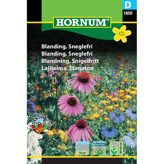 Blomstermix snigelfritt