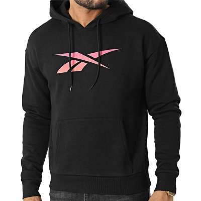 Tröja med huva Dam Reebok Doorbuster Identity Svart (Storlek: L)