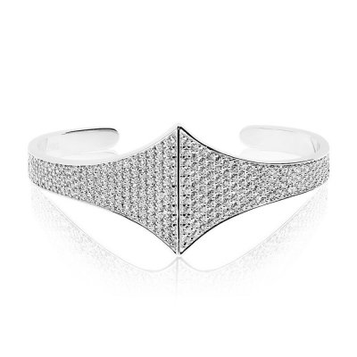 Damarmband Sif Jakobs BG007-CZ Grå Sterlingsilver (16 cm)