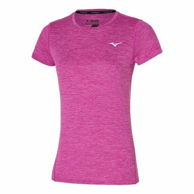 T-shirt med kortärm Dam Mizuno Impulse Core Fuchsia (Storlek: S)
