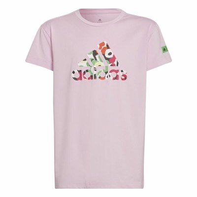 Barn T-shirt med kortärm Adidas x Marimekko Rosa (Storlek: 11-12 år)
