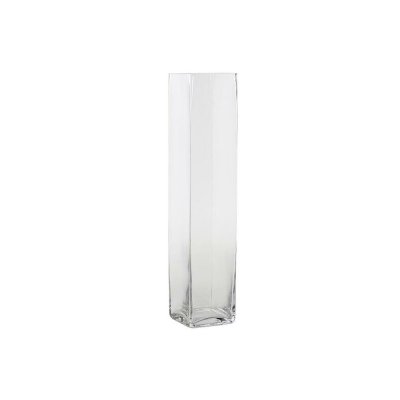Vas DKD Home Decor Glas Transparent (10.5 x 10.5 x 50.5 cm) (Ø 10,5 cm)