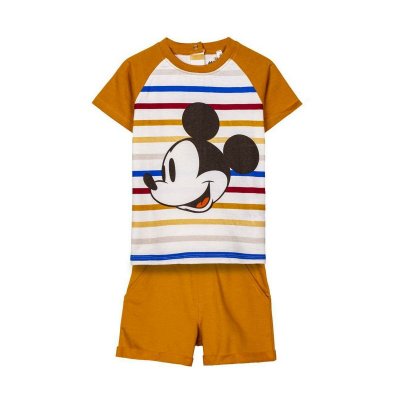 Set av kläder Mickey Mouse Barn Senap (Storlek: 36 månader)