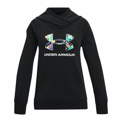 Luvtröja, Flickor Under Armour Rival Svart (Storlek: 10-12 år)