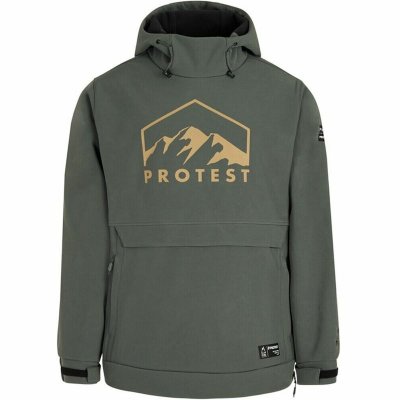 Tröja med huva Herr Protest Prtcomo Grön (Storlek: S)