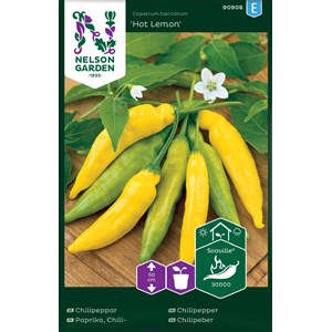 Fröer Nelson Garden Chilipeppar Hot Lemon