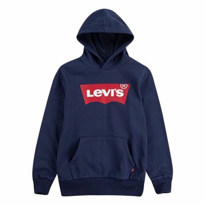 Tröja med huva Unisex S KNIT TOP Levi's 9E8778 Mörkblå