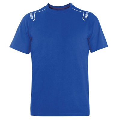 T-shirt med kortärm Herr Sparco S02408AZ3L Blå Storlek L