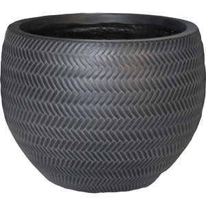 Kruka Carma Braid Stor Svart