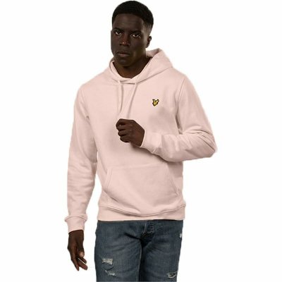 Tröja med huva Herr Lyle & Scott V1 Rosa (Storlek: S)