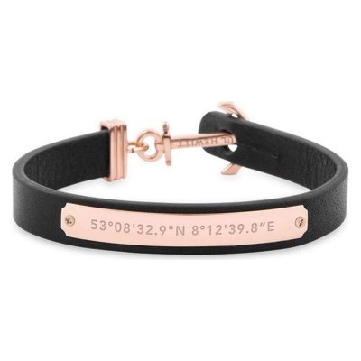 Armband Paul Hewitt PH-FSC-R-B Svart Läder (Mått: 17,5 cm)