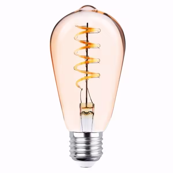 Forever LED-lampa E27 ST64 4W 2000K 250lm Guld