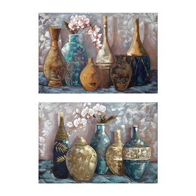 Tavla DKD Home Decor Vas (120 x 3 x 80 cm) (2 antal)