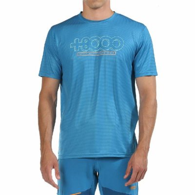 T-shirt med kortärm Herr mas8000 Didio Blå (Storlek: XL)