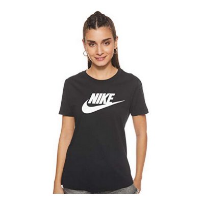 T-shirt med kortärm Dam NSW TEE ESSNTL ICON Nike BV6169 010 Svart (Storlek: XL)