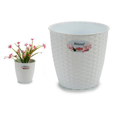 Kruka Stefanplast Vit Plast (19 x 17,5 x 19 cm)