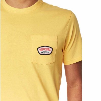 T-shirt med kortärm Herr Rip Curl Badge M (Storlek: XL)