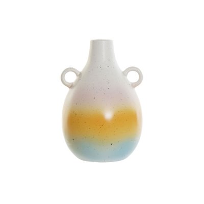 Vas DKD Home Decor Blå Orange Dolomite Modern (15.7 x 15.1 x 22.1 cm)