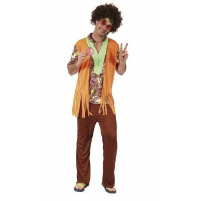 Maskeraddräkt vuxna Storlek XL Hippie