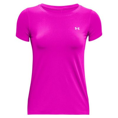 T-shirt med kortärm Dam Under Armour HeatGear Fuchsia (Storlek: XS)