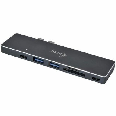 USB-HUB i-Tec Thunderbolt 3 Replicador de puertos de metal para Apple MacBook Pro + Power Delivery