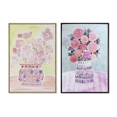 Tavla DKD Home Decor Vas (36 x 4 x 93 cm) (2 antal)