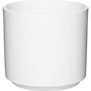 Kruka Cylinder, Vit Ø 16,5 cm, höjd 14,5 cm