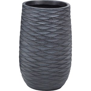 Kruka Carma Wave Hög Svart Mellan