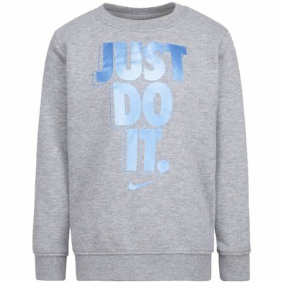 Tröja utan huva Barn Nike Gifting Grå (Storlek: 5-6 år)
