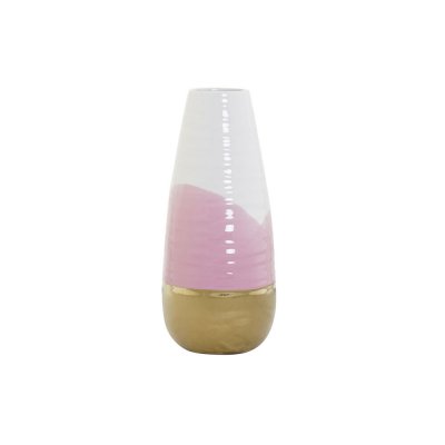 Vas DKD Home Decor Porslin Rosa Glam (11 x 11 x 26.2 cm)