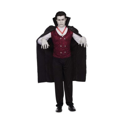 Maskeraddräkt vuxna My Other Me Vampyr Storlek M/L Byxor Skjorta Väst Mantel