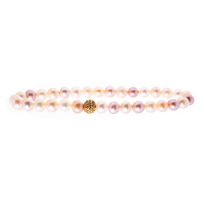 Damarmband Lancaster JLA-BR-SB-6-PE Gyllene Orange Zirconer Sterlingsilver 16 mm