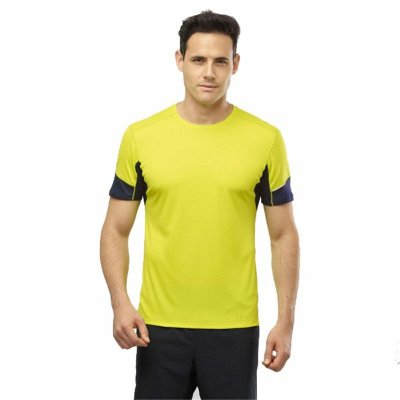 T-shirt Salomon Agile Gul (Storlek: L)