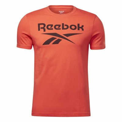 T-shirt med kortärm Herr Reebok Identity Big Logo Röd (Storlek: 3XL)