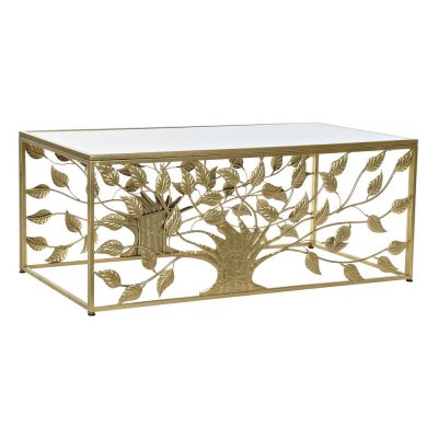 Soffbord DKD Home Decor Speglar Metall (110 x 60 x 46 cm)