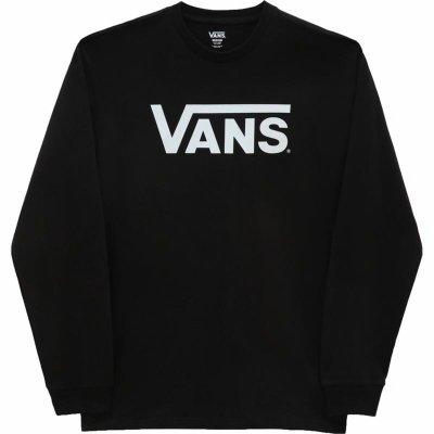 T-shirt med lång ärm Unisex Vans Classic Svart (Storlek: S)