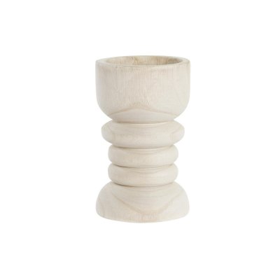 Vas DKD Home Decor Ljusbrun Tropiskt (15 x 15 x 24 cm)