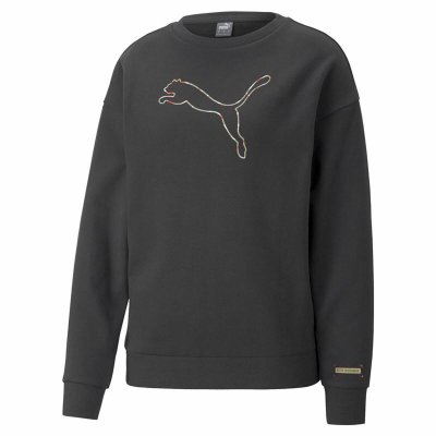 Tröja utan huva Dam Puma Better Svart (Storlek: S)