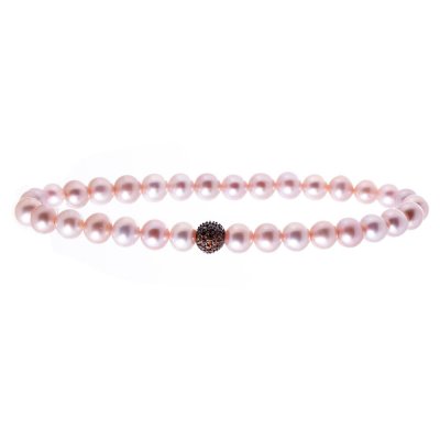 Damarmband Lancaster JLA-BR-SB-5-PU Purpur Rosa Zirconer Sterlingsilver 16 mm