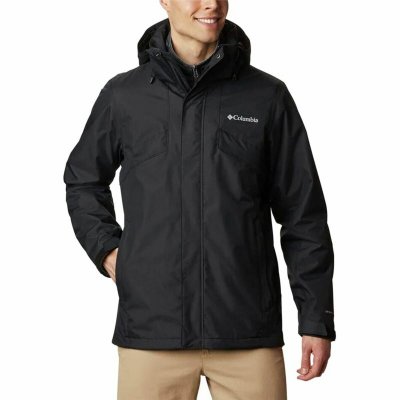 Träningsjacka Herr Columbia Svart (Storlek: XL)