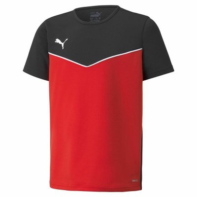 Barn T-shirt med kortärm Puma individualRISE Röd Svart (Storlek: 9-10 år)