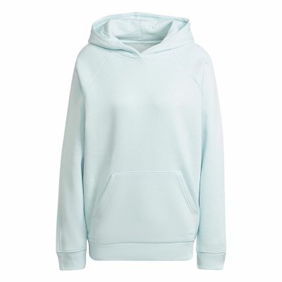 Tröja med huva Dam Adidas All Szn Fleece Blå (Storlek: M)