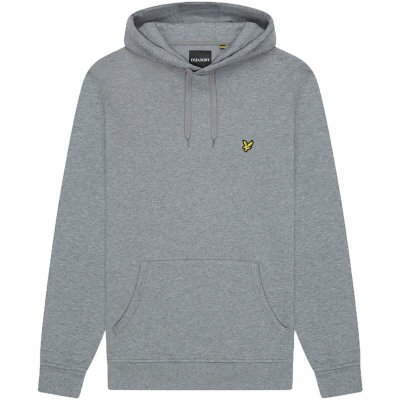 Tröja med huva Herr Lyle & Scott Grå (Storlek: S)