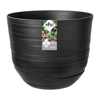 Kruka Elho Fuente Rings Rund Svart Plast (Ø 46,5 x 38,4 cm)