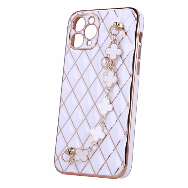 Glamourskal till iPhone 11 Pro - vit