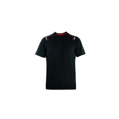 T-shirt med kortärm Sparco TECH STRETCH Svart Storlek S