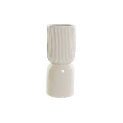 Vas DKD Home Decor Keramik Beige (9,5 x 9,5 x 22,5 cm)